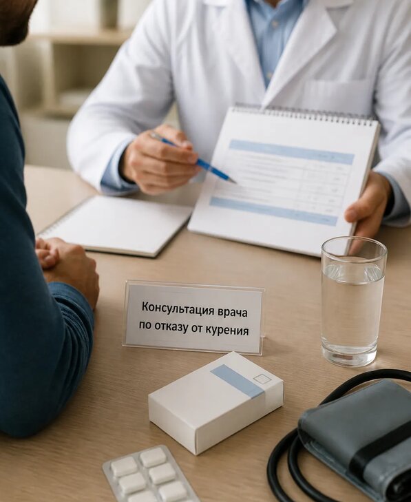 Консультация врача по отказу от курения для взрослых в Рославле
